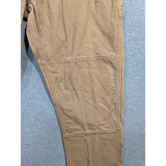 Key Pants Mens 34x30 (35x29) Duck Canvas Workwear Carpenter Double Knee Work - Picture 3 of 12